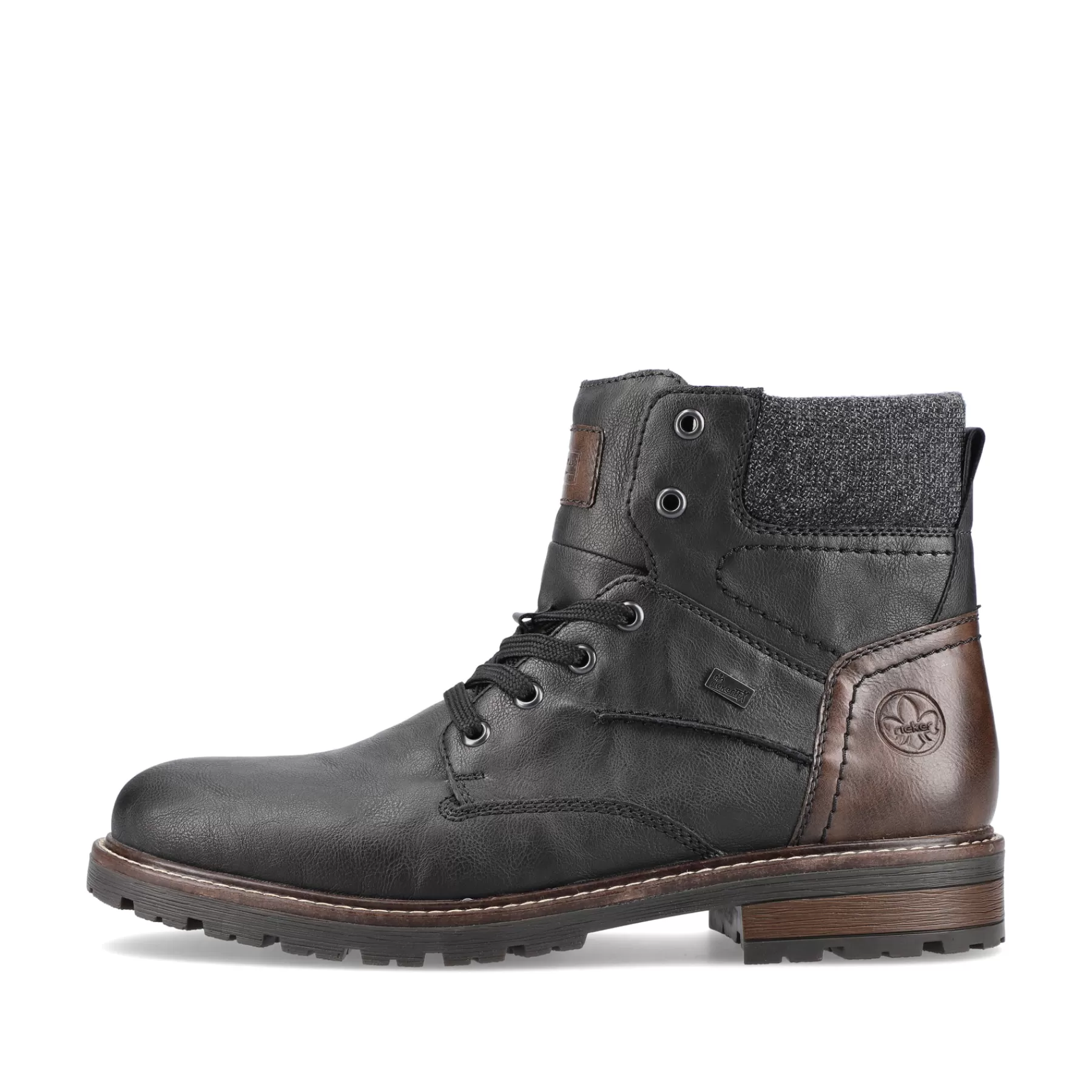 Cheap Sznurowane Buty Meskie W Kolorze Glebokiej Czerni Meskie Buty