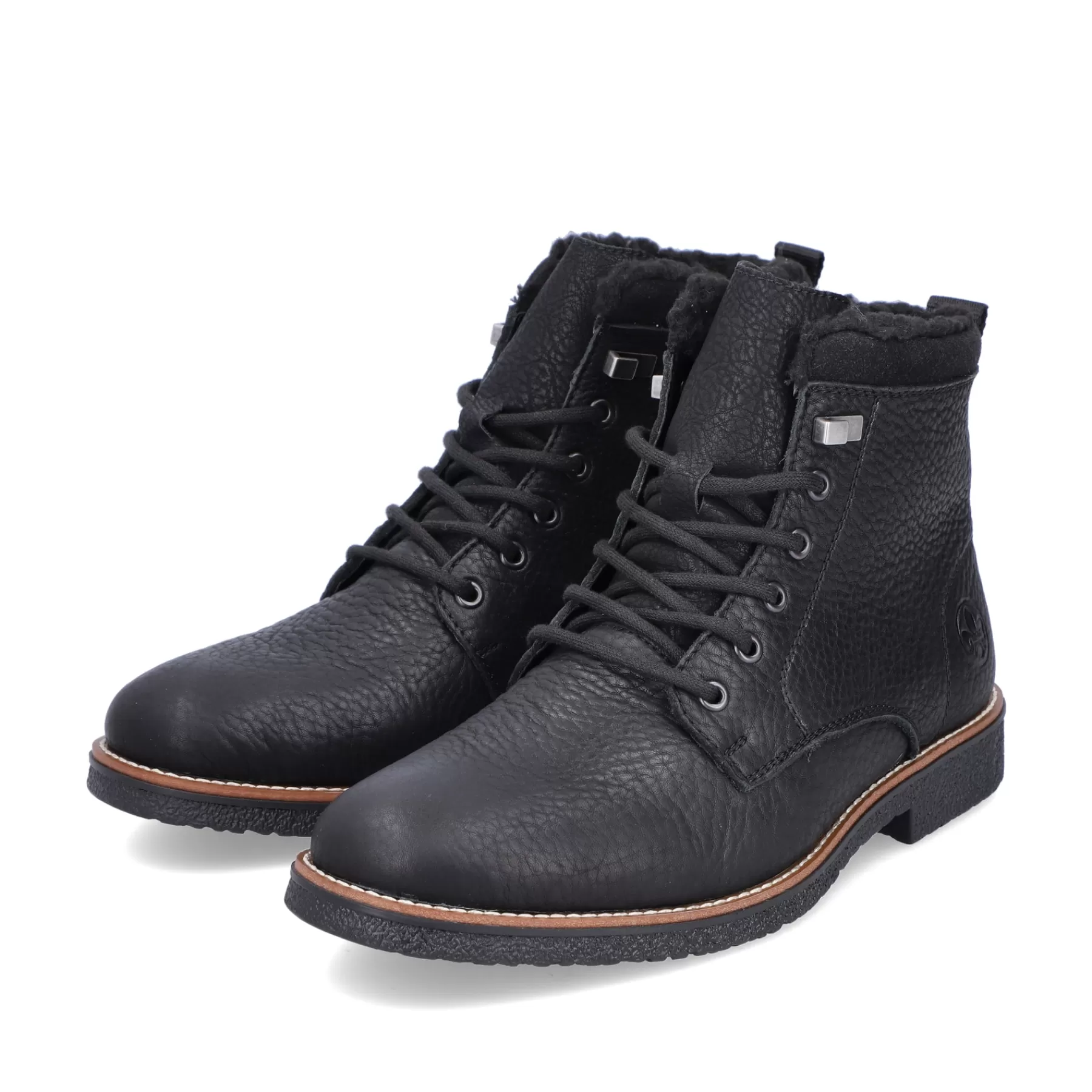 Hot Sznurowane Buty Meskie W Kolorze Grafitowo-Czarnym Meskie Buty
