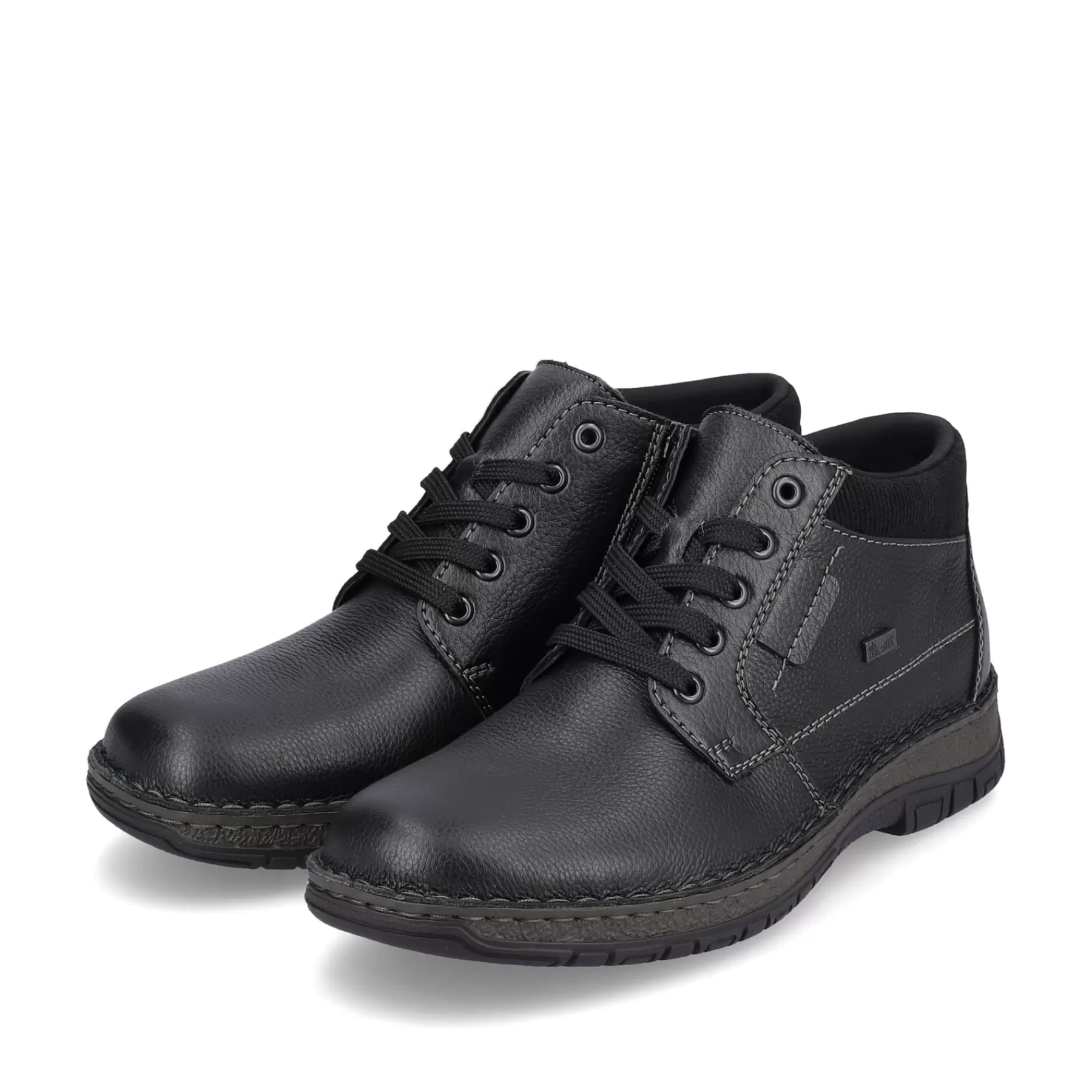 Hot Sznurowane Buty Meskie W Kolorze Grafitowo-Czarnym Meskie Niskie Buty I Kapcie
