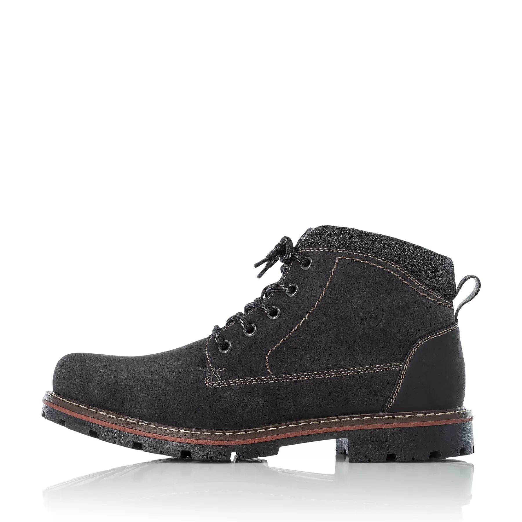Shop Sznurowane Buty Meskie W Kolorze Grafitowo-Czarnym Meskie Buty