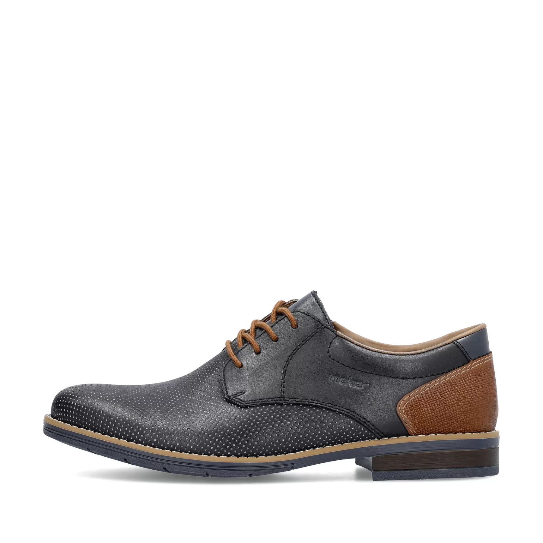 Store Sznurowane Buty Meskie W Kolorze Granatowym Meskie Buty Biznesowe