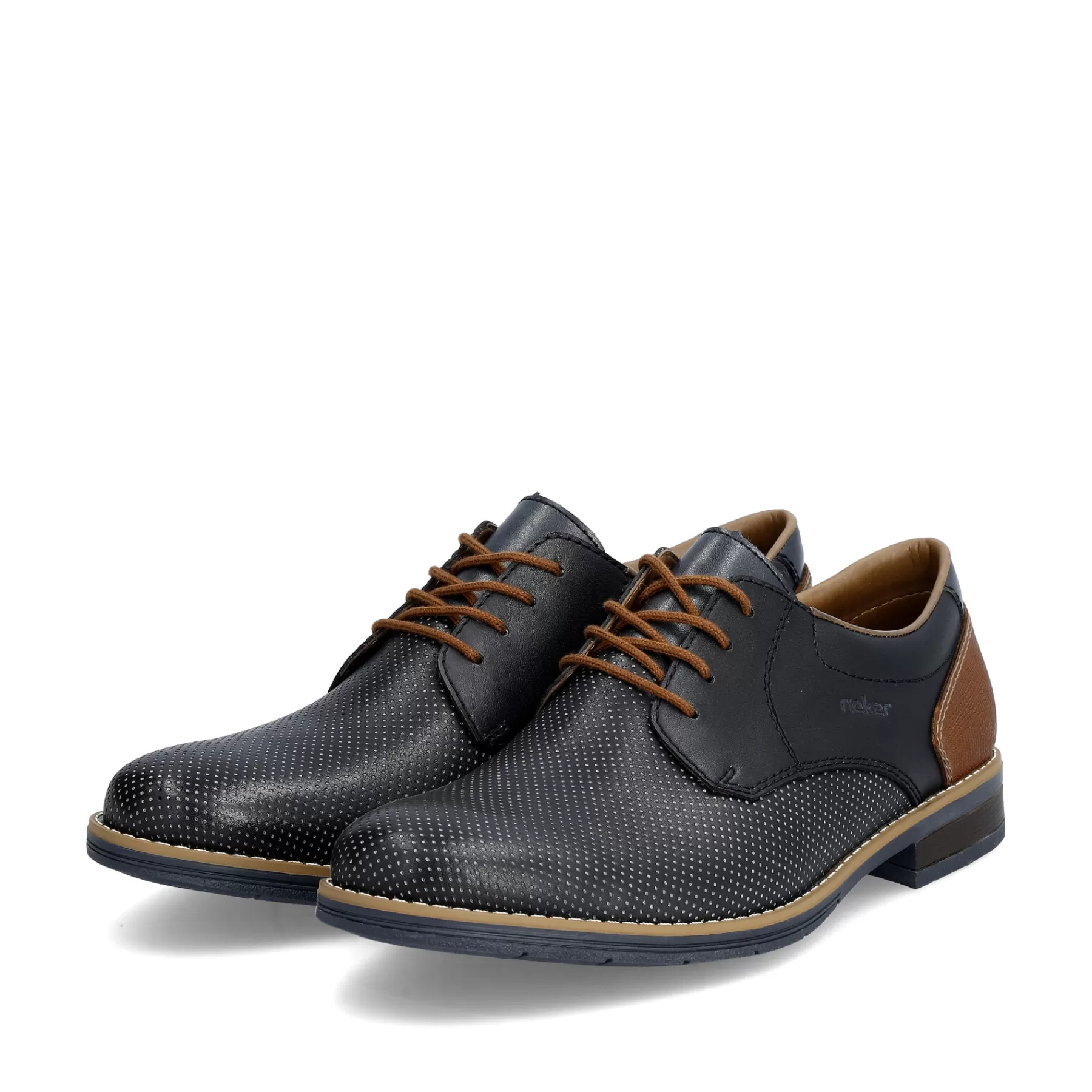 Store Sznurowane Buty Meskie W Kolorze Granatowym Meskie Buty Biznesowe