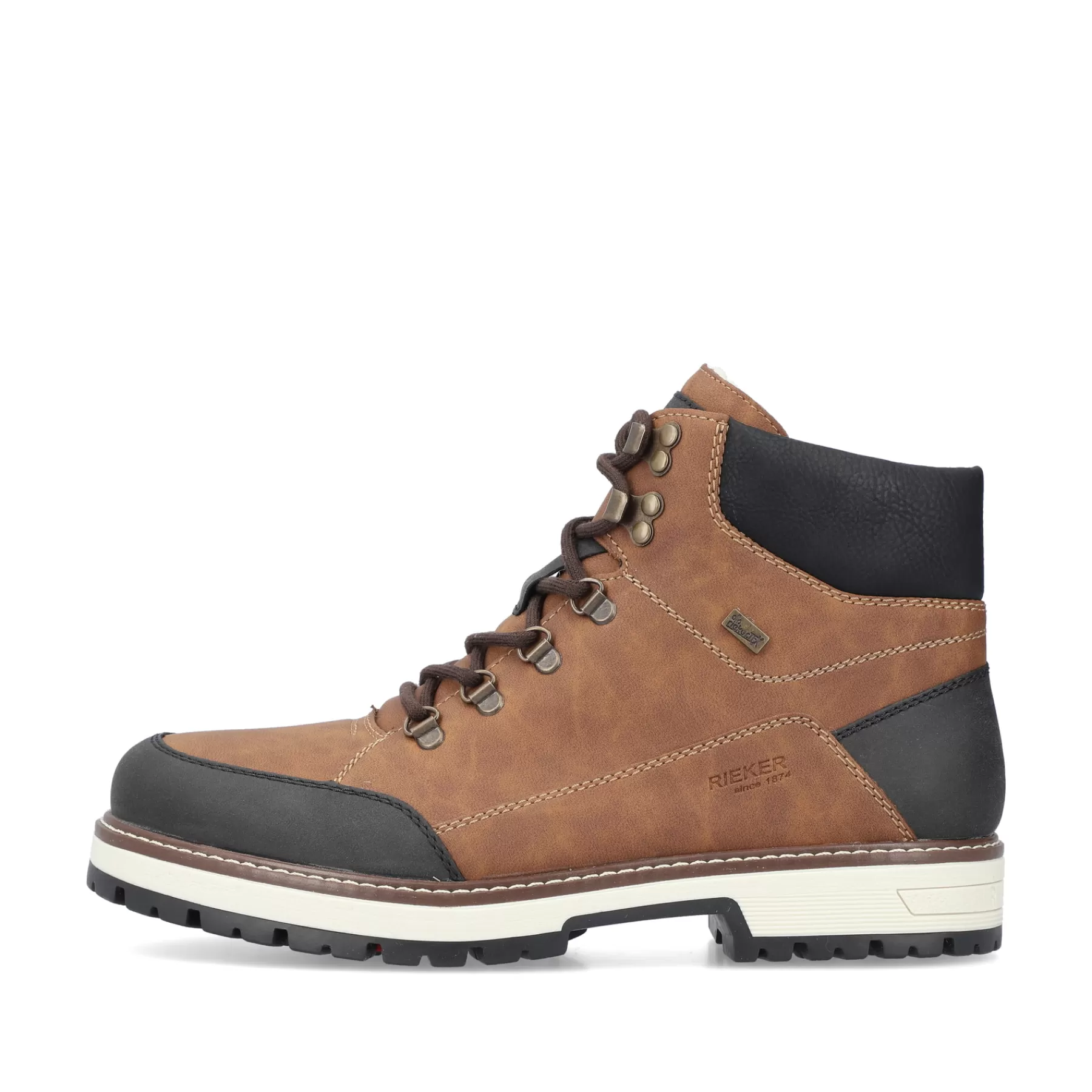 Online Sznurowane Buty Meskie W Kolorze Jasnobrazowo-Czarnym Meskie Buty