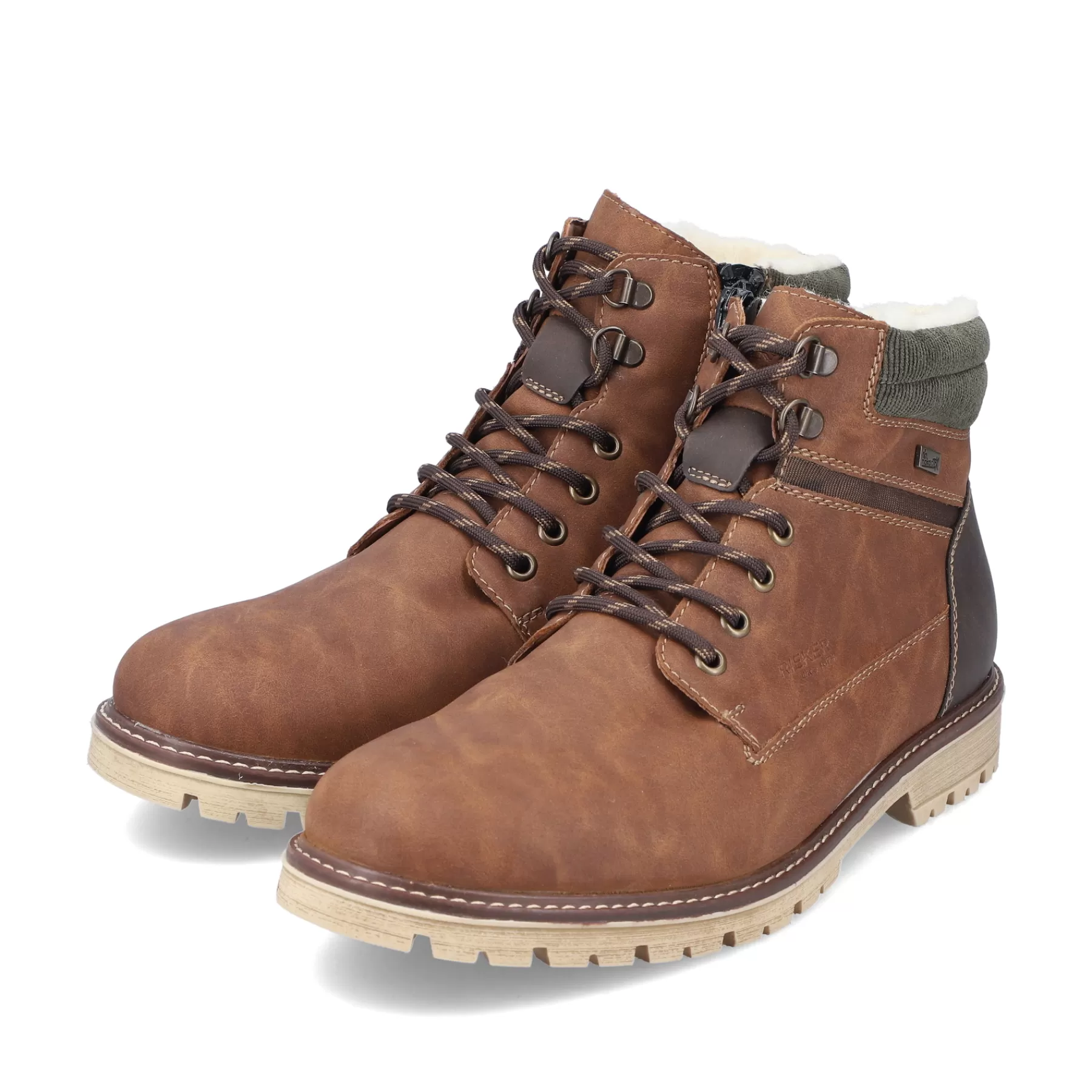 Store Sznurowane Buty Meskie W Kolorze Jasnobrazowym Meskie Buty