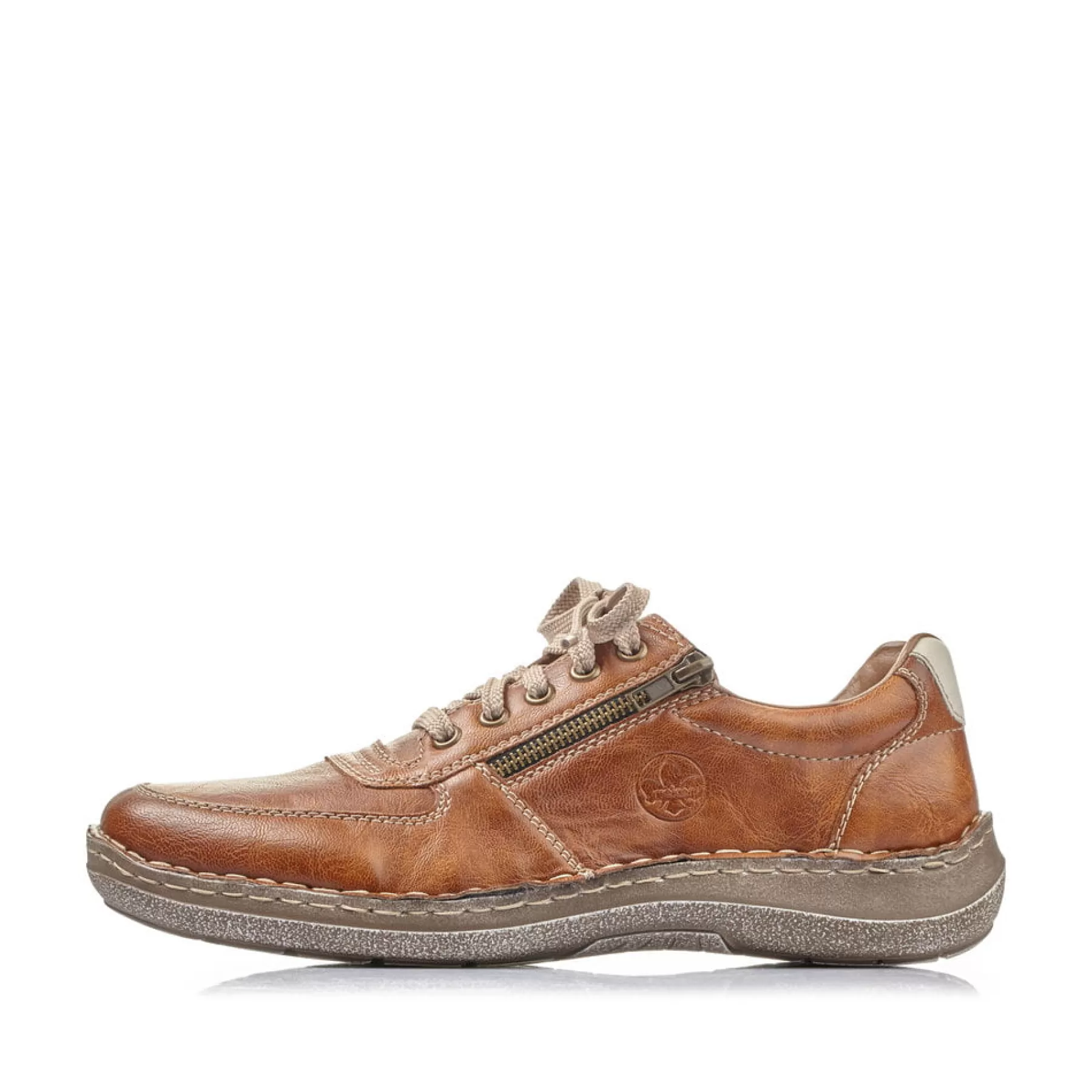 Store Sznurowane Buty Meskie W Kolorze Karmelowo-Brazowym Meskie Niskie Buty I Kapcie
