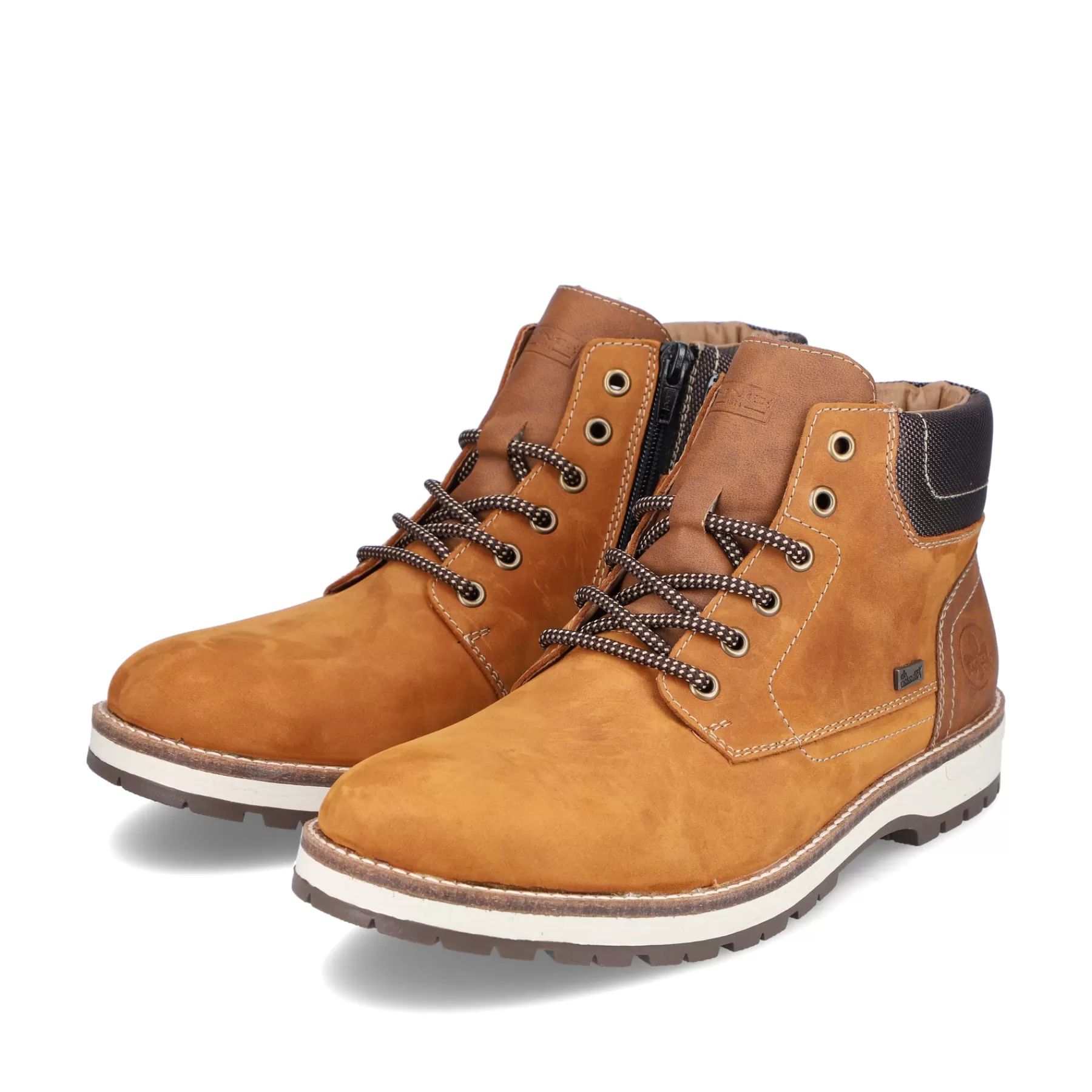 Best Sznurowane Buty Meskie W Kolorze Karmelowo-Brazowym Meskie Buty