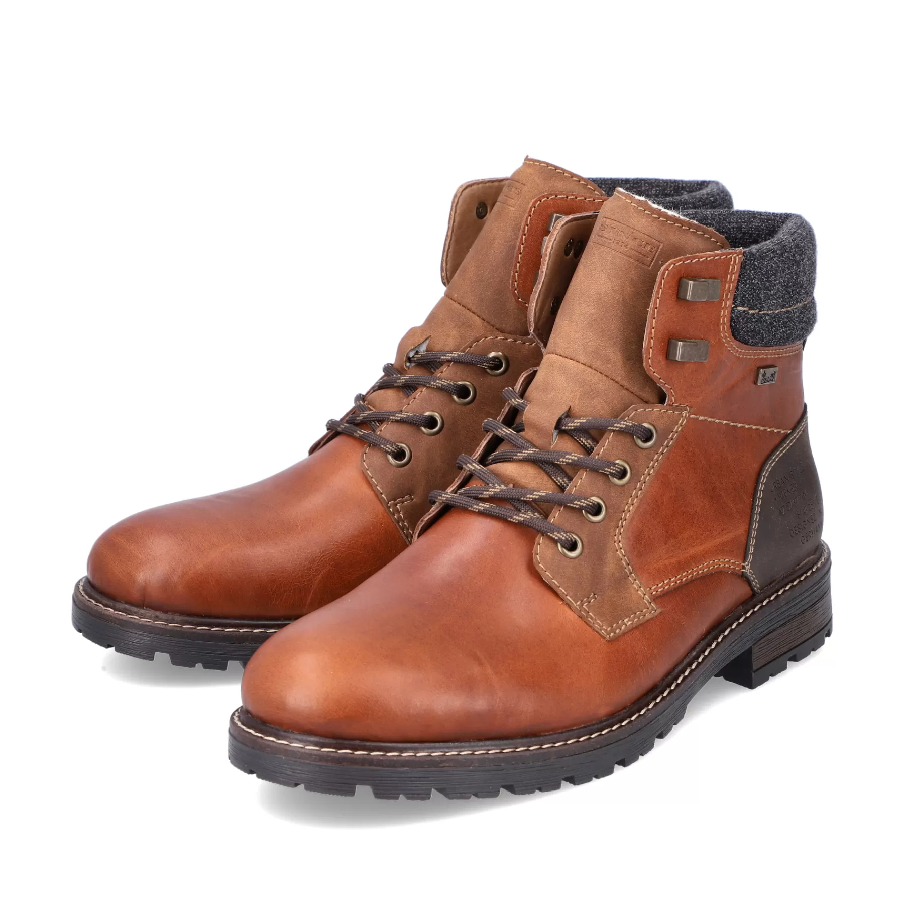 Cheap Sznurowane Buty Meskie W Kolorze Karmelowo-Brazowym Meskie Buty