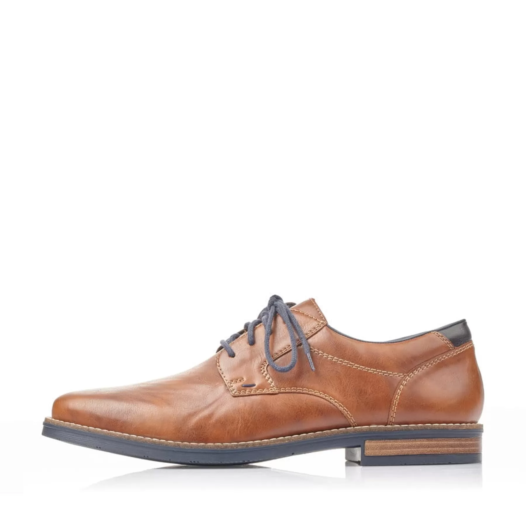 Flash Sale Sznurowane Buty Meskie W Kolorze Karmelowo-Brazowym Meskie Buty Biznesowe