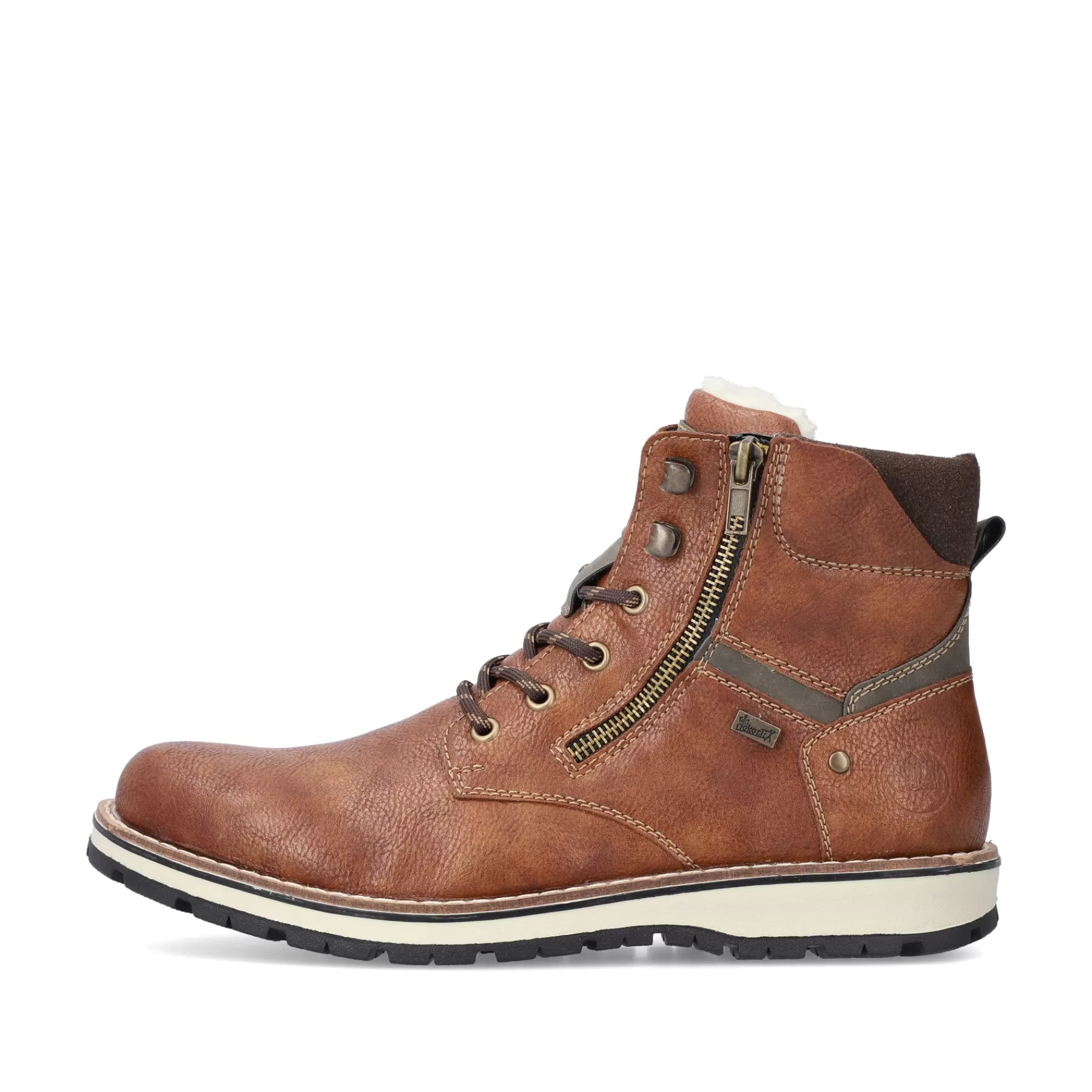 New Sznurowane Buty Meskie W Kolorze Karmelowo-Brazowym Meskie Buty