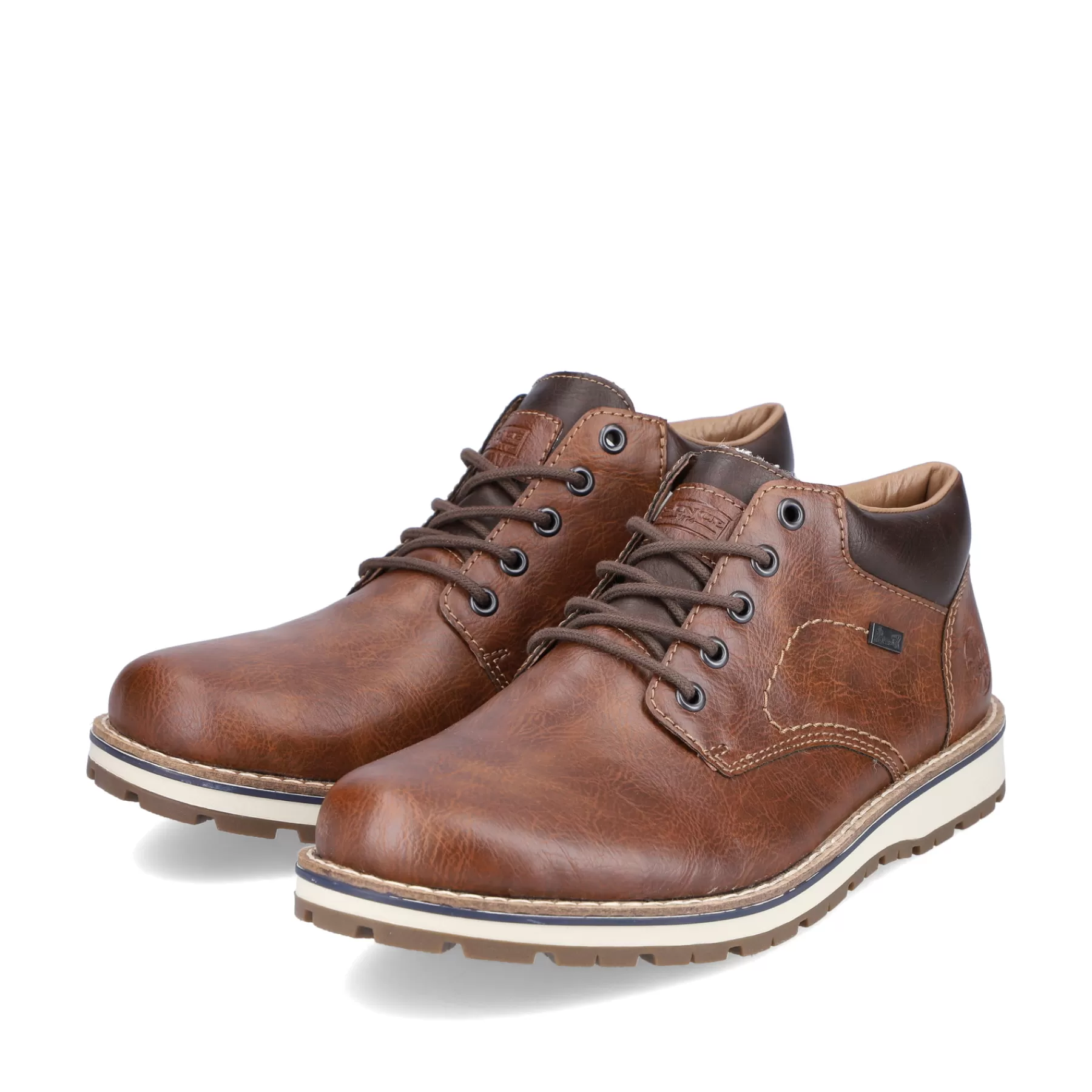 Discount Sznurowane Buty Meskie W Kolorze Karmelowo-Brazowym Meskie Niskie Buty I Kapcie