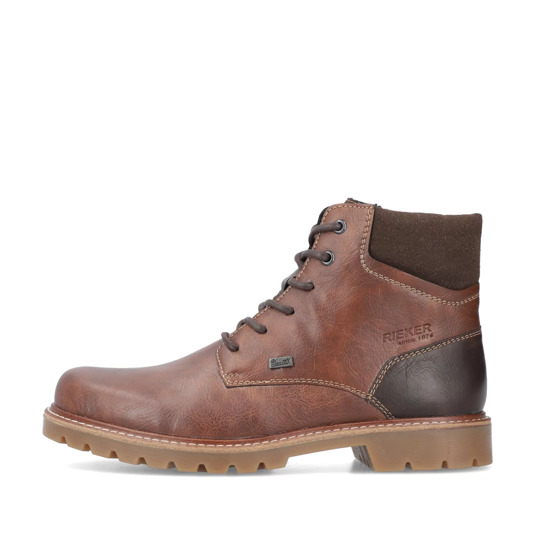 Fashion Sznurowane Buty Meskie W Kolorze Kasztanowo-Brazowym Meskie Buty
