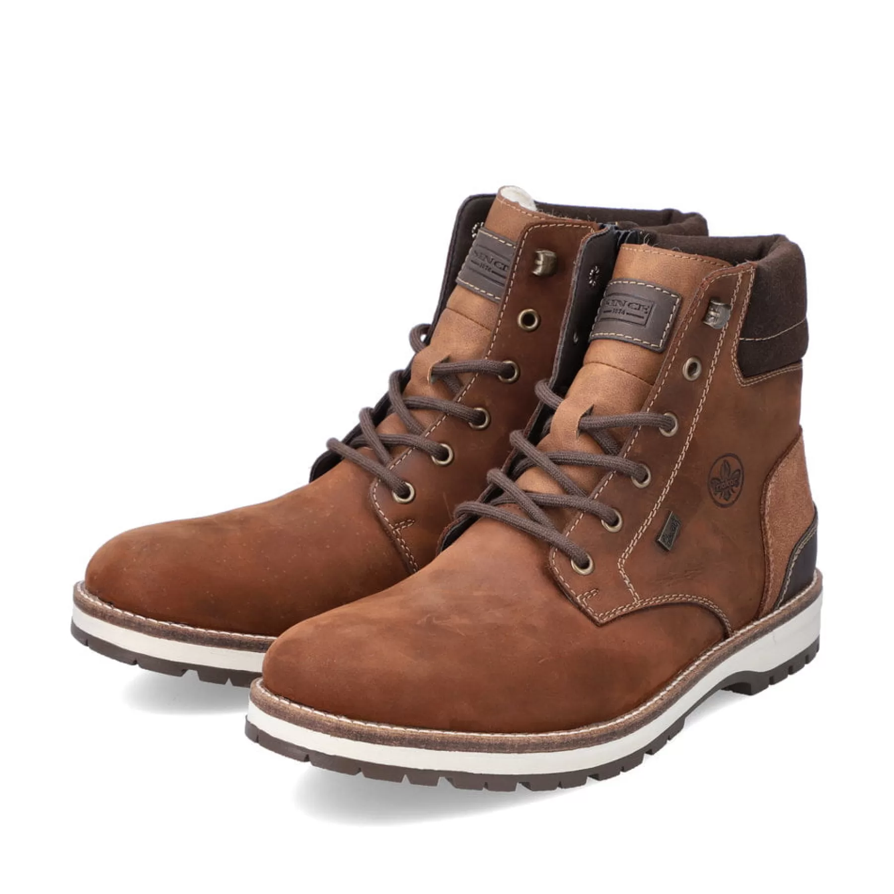 New Sznurowane Buty Meskie W Kolorze Kasztanowo-Brazowym Meskie Buty