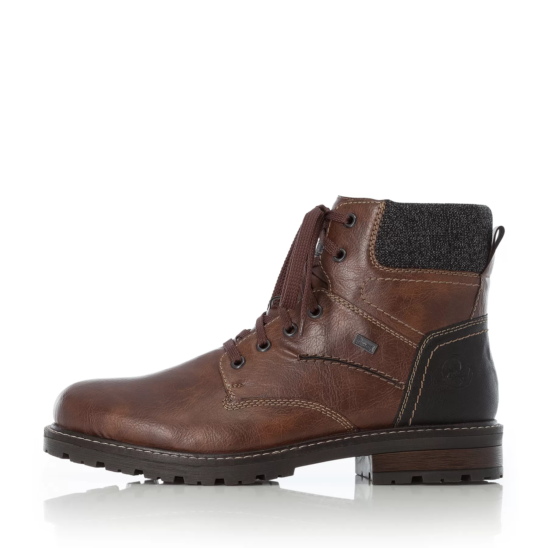 Flash Sale Sznurowane Buty Meskie W Kolorze Kasztanowo-Brazowym Meskie Buty