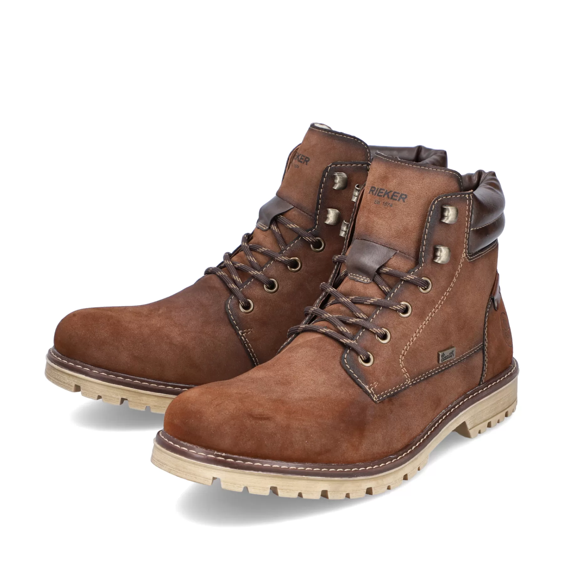 Online Sznurowane Buty Meskie W Kolorze Kasztanowo-Brazowym Meskie Buty