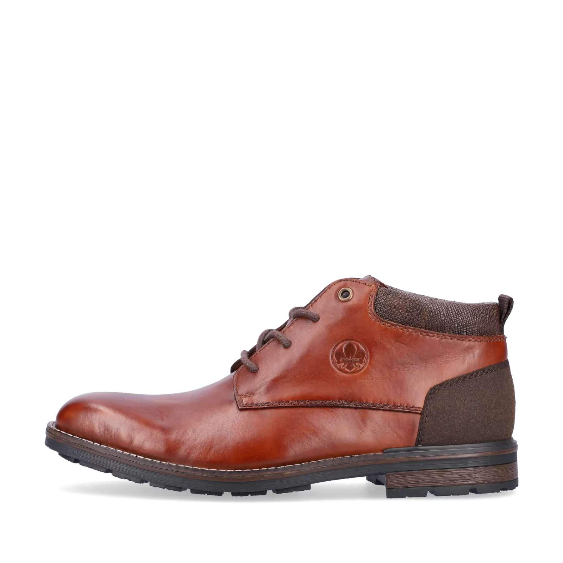 Outlet Sznurowane Buty Meskie W Kolorze Kasztanowo-Brazowym Meskie Buty