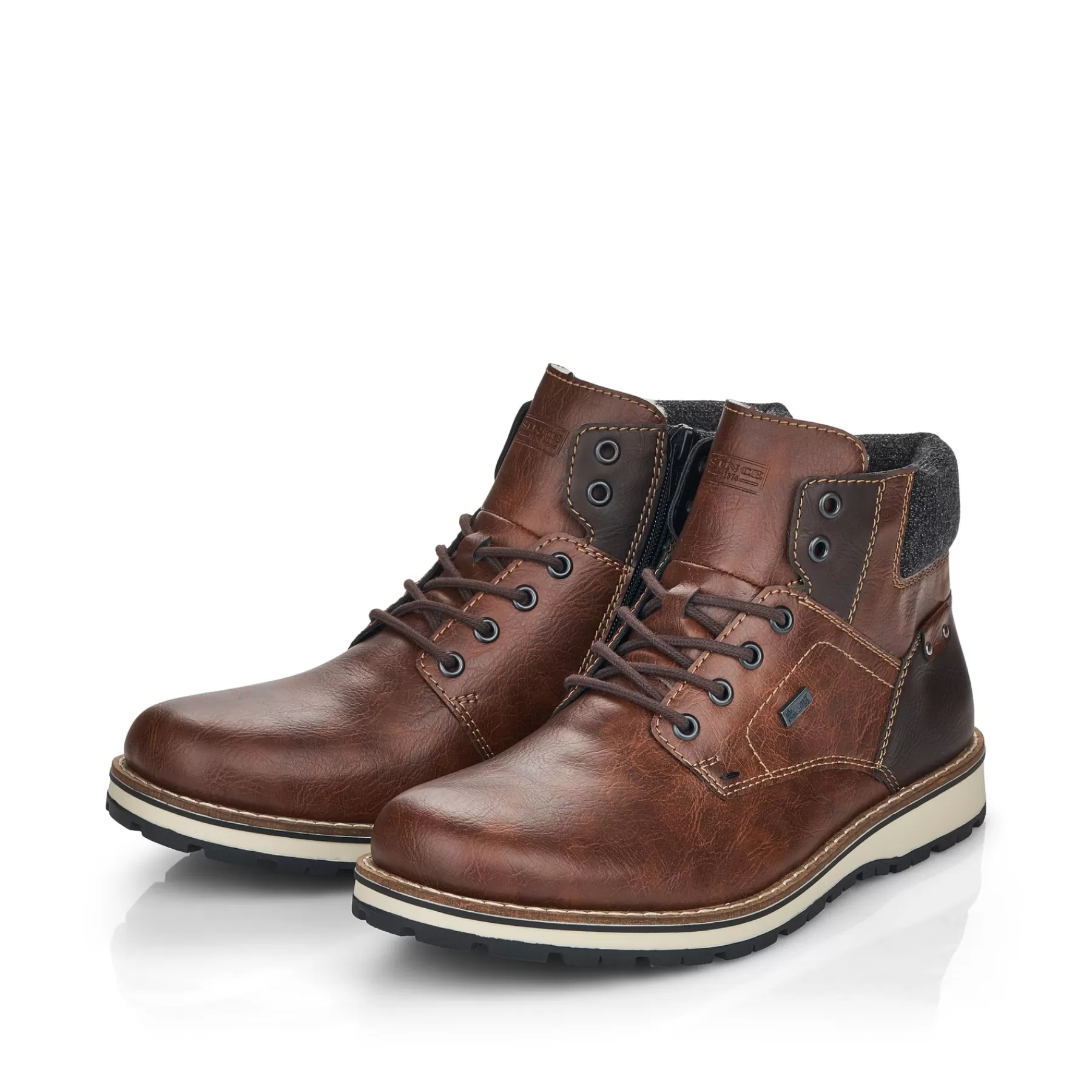 Cheap Sznurowane Buty Meskie W Kolorze Kasztanowo-Brazowym Meskie Buty