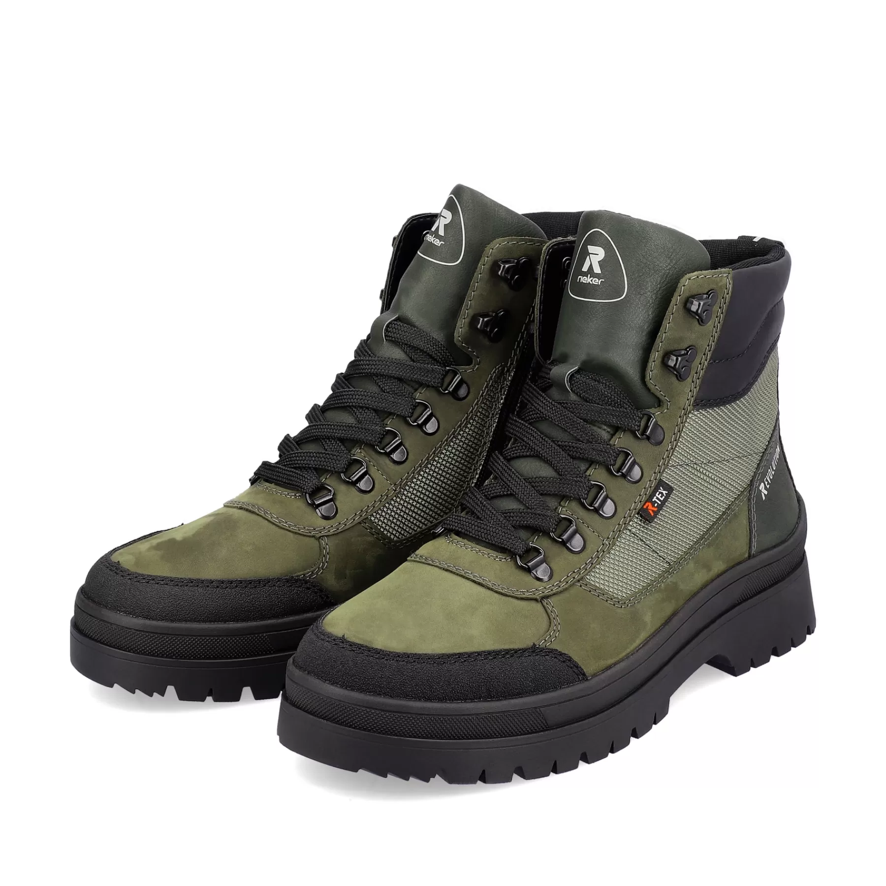 New Sznurowane Buty Meskie W Kolorze Khaki Meskie Buty