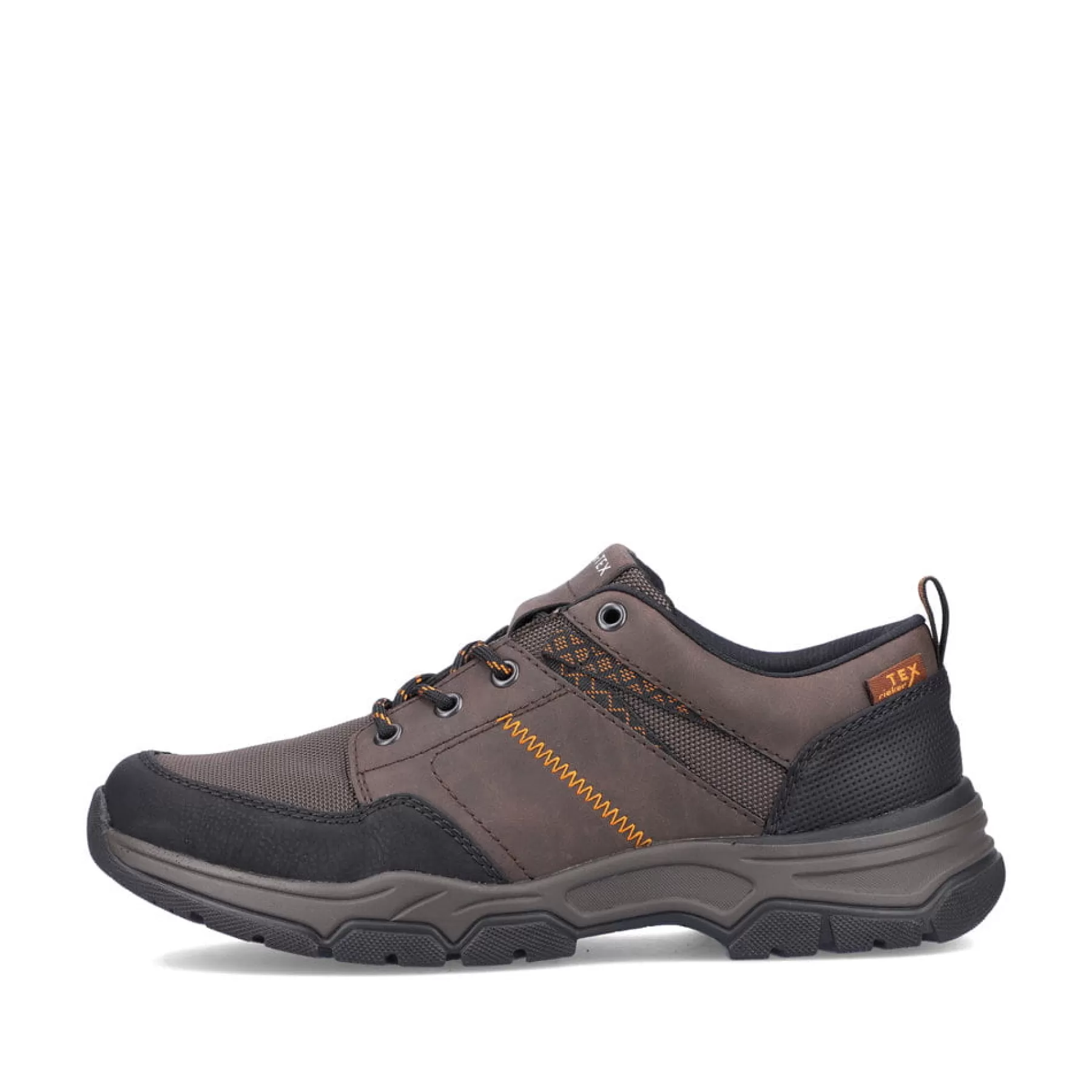 Outlet Sznurowane Buty Meskie W Kolorze Orzechowego Brazu Meskie Niskie Buty I Kapcie