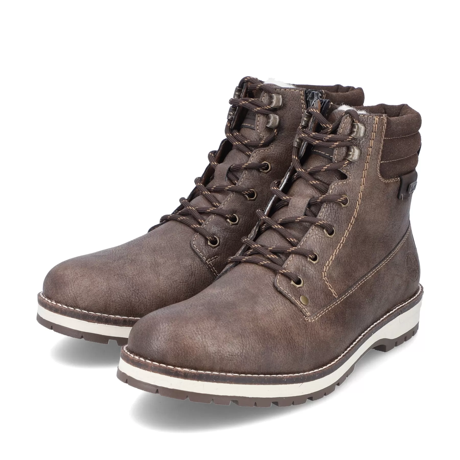 Shop Sznurowane Buty Meskie W Kolorze Tabaczno-Brazowym Meskie Buty