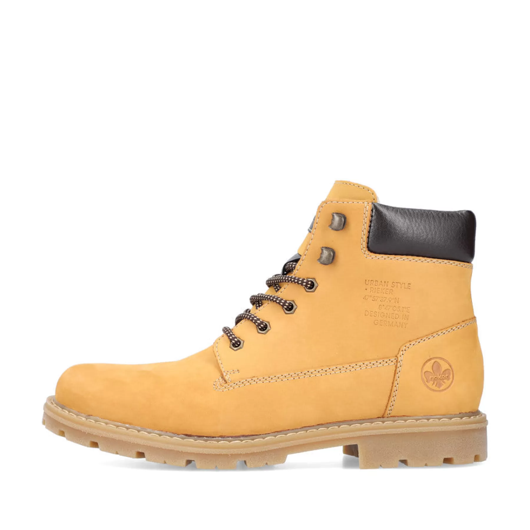 Best Sale Sznurowane Buty Meskie W Kolorze Zloto-Zoltym Meskie Buty