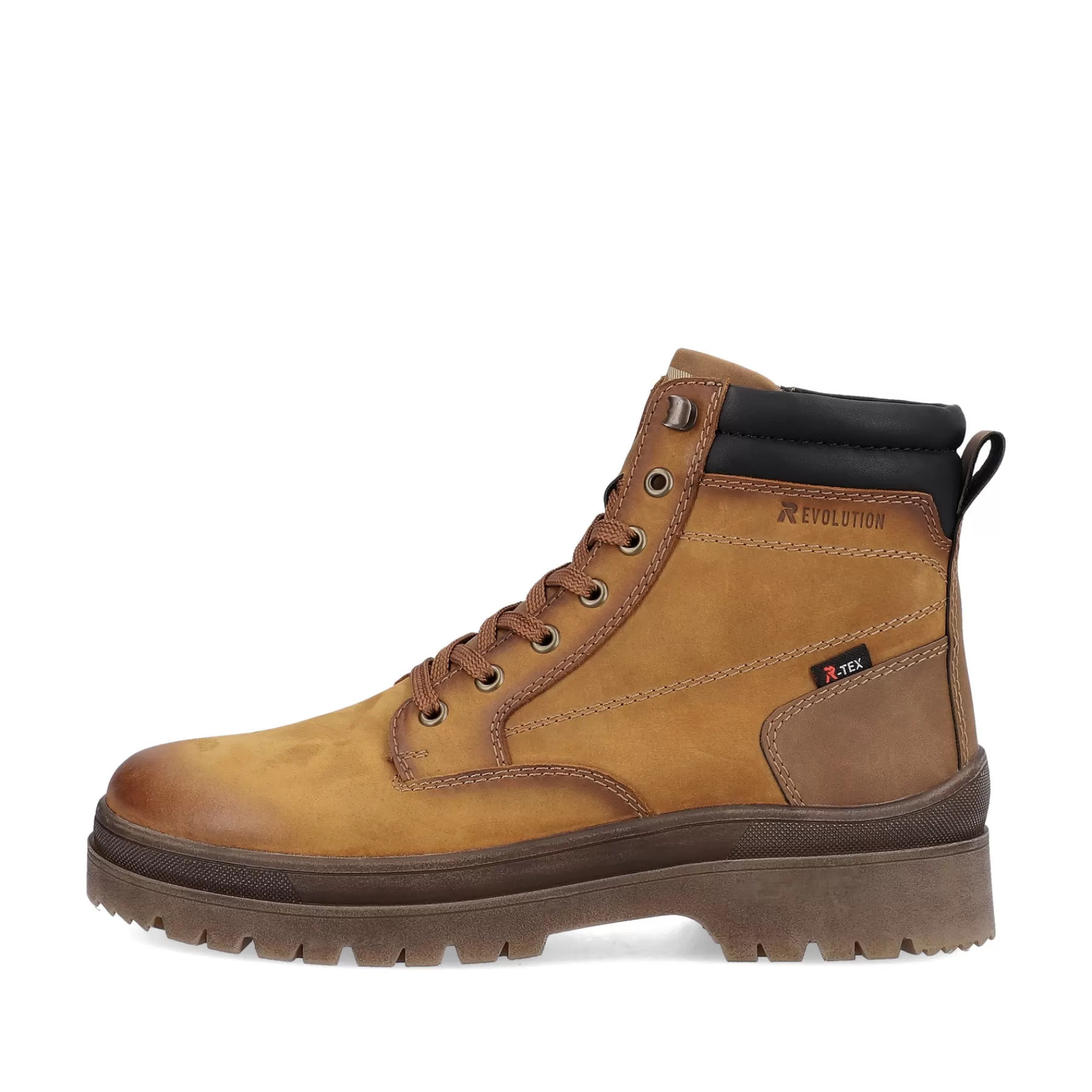 Fashion Sznurowane Buty Meskie Wood Brown Meskie Buty