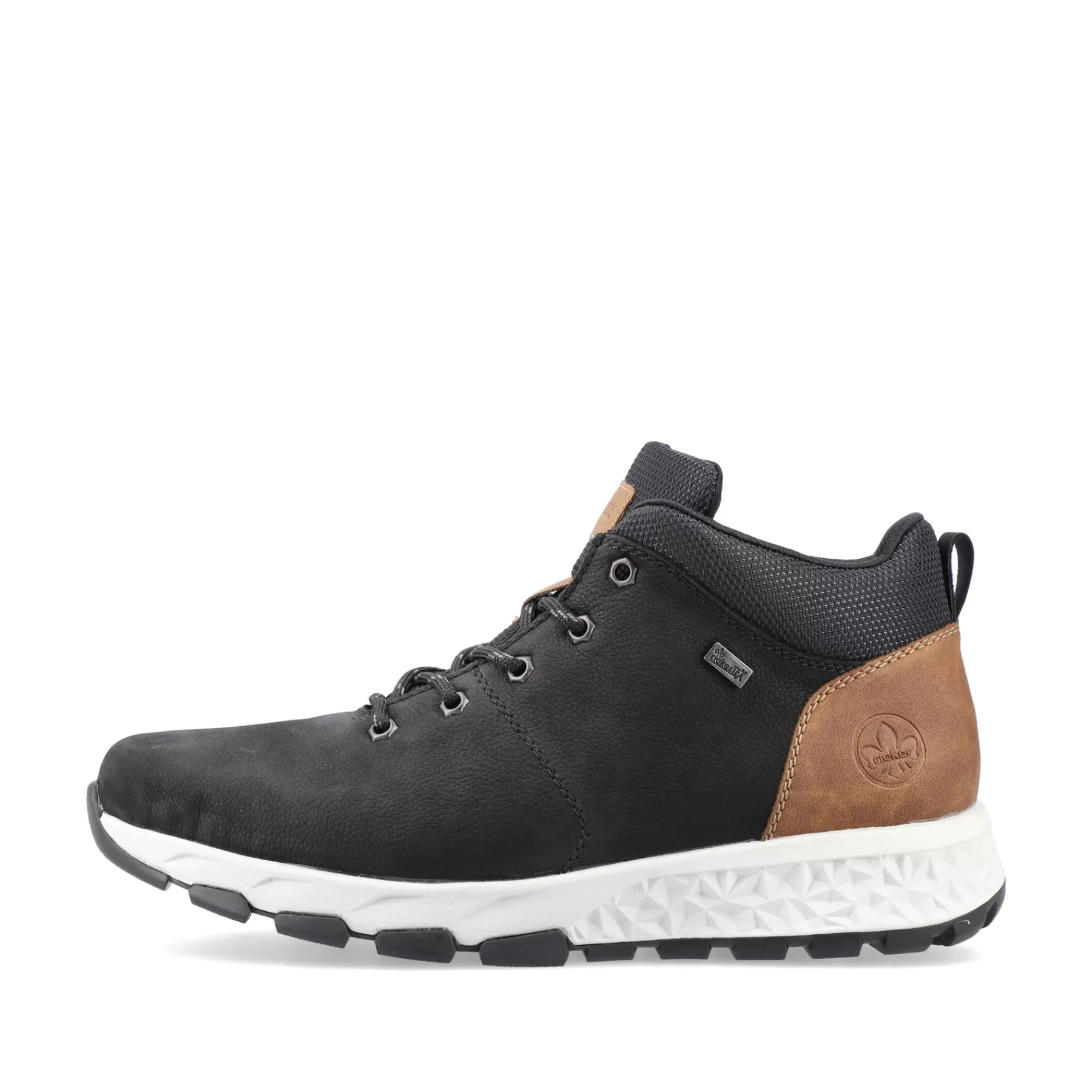 Fashion Wysokie Tenisowki Meskie W Kolorze Czarno-Brazowym Meskie Trampki