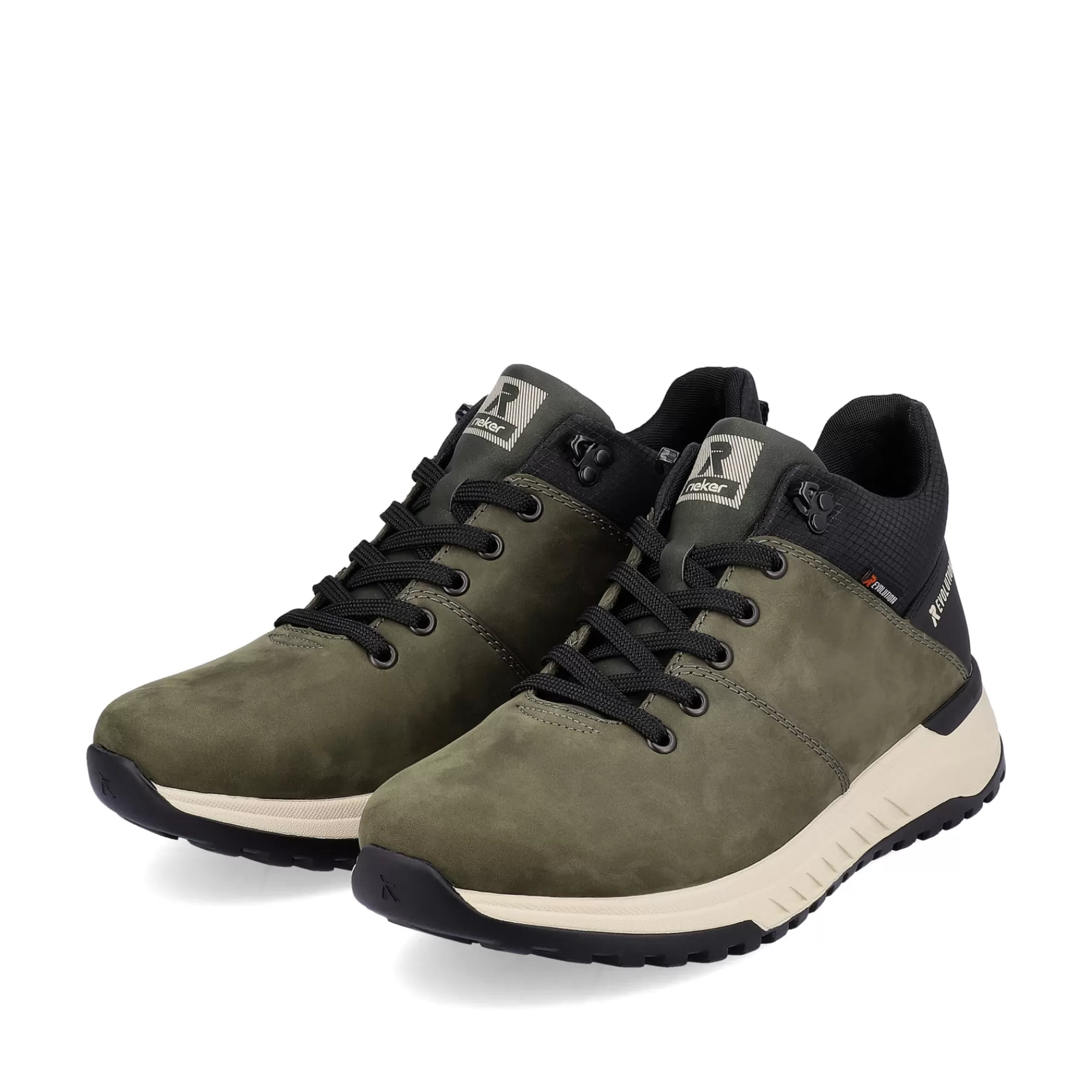 Best Sale Wysokie Tenisowki Meskie W Kolorze Lesnej Zieleni Meskie Trampki